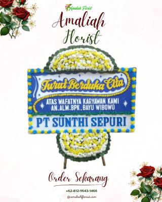 Papan Bunga Duka di Jelantik