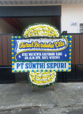 Papan Bunga Duka di Jelantik