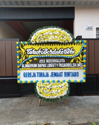 Papan Bunga Duka di Jelantik